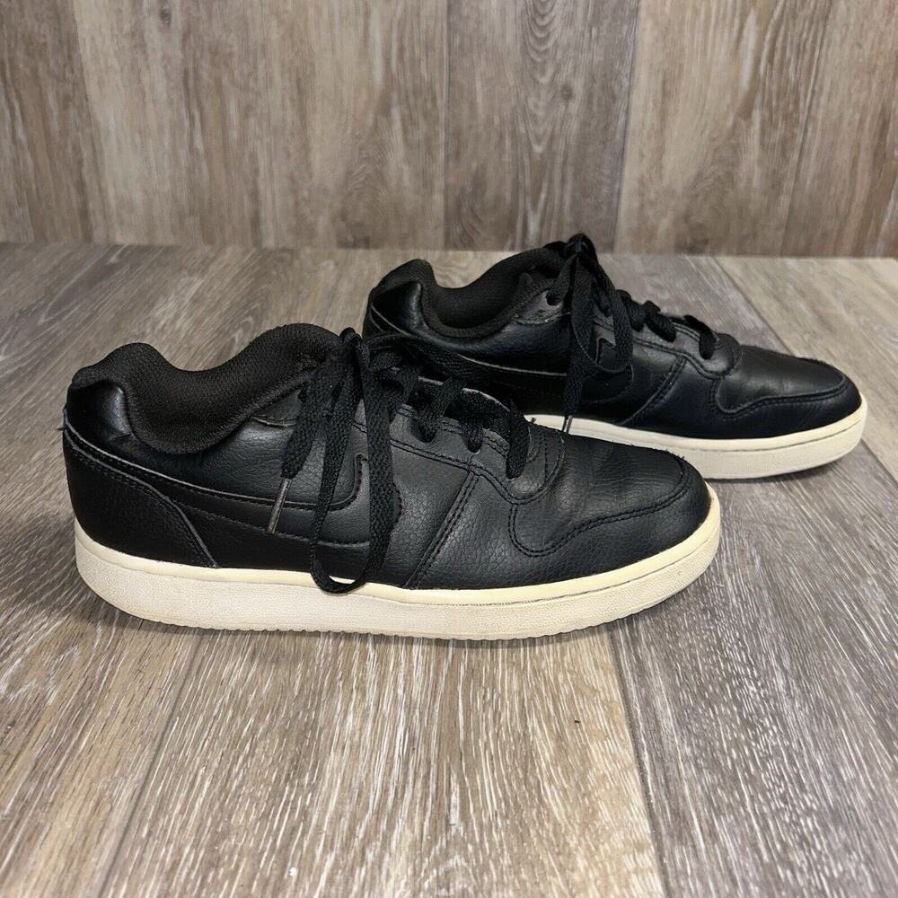 Nike Ebernon Low Basketball AQ1779-001 Womens US Size 6 Black Sneaker Shoes
